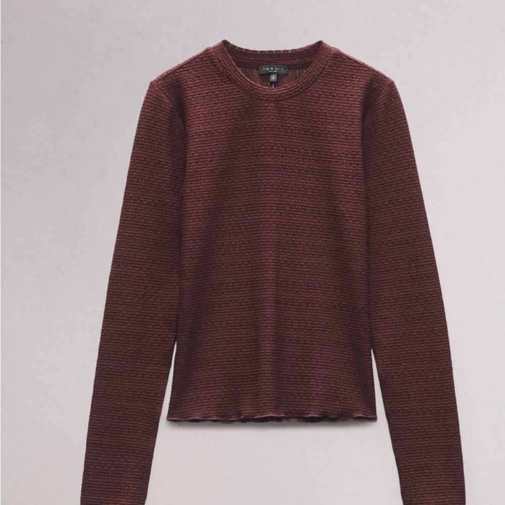 Rag & Bone Burgundy Sweater